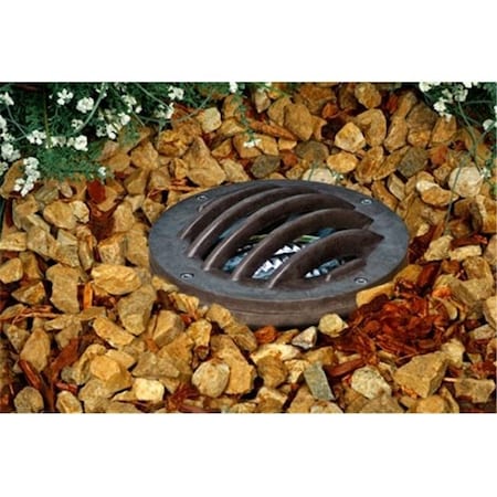 Dabmar Lighting Dabmar Lighting FG315-BZ Fiberglass In-Ground Well Light with Grill; Bronze FG315-BZ